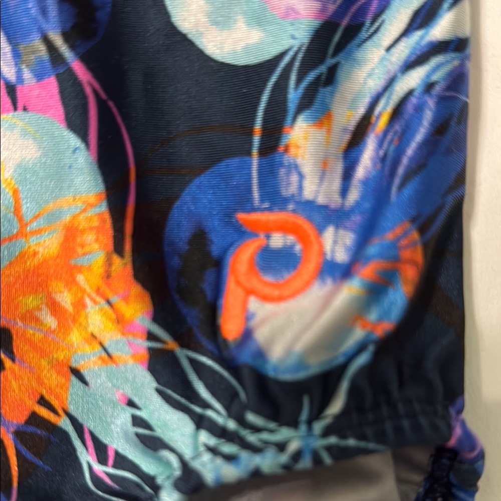 Black and Blue Jellyfish Print leotard - Picture 2 of 4